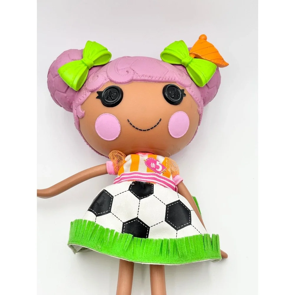 Lalaloopsy Soccer Doll Pink Hair Soccer Ball Skirt MGA Entertainment 2015 07-13